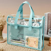 Clear PVC Tote Bag with Reinforced Handles