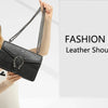 Women's Snake Print PU Leather Crossbody Bag with Chain Strap