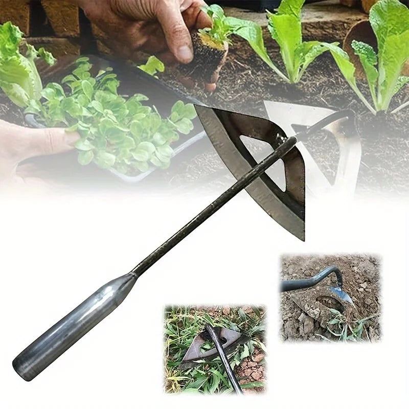 Heavy-Duty Steel Garden Hoe