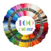 250-Color Embroidery Floss Collection for Cross-Stitch and DIY Crafts