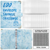 Marble A5 Savings Challenge Binder with 100 Cash Envelopes