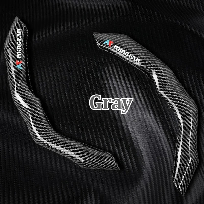 Carbon Fiber Texture Steering Wheel Cover - Anti-Slip & Comfortable Grip