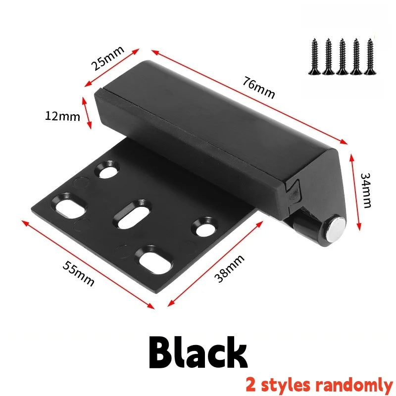 Verrou de renforcement pour porte lourd avec plaques de montage et vis diverses