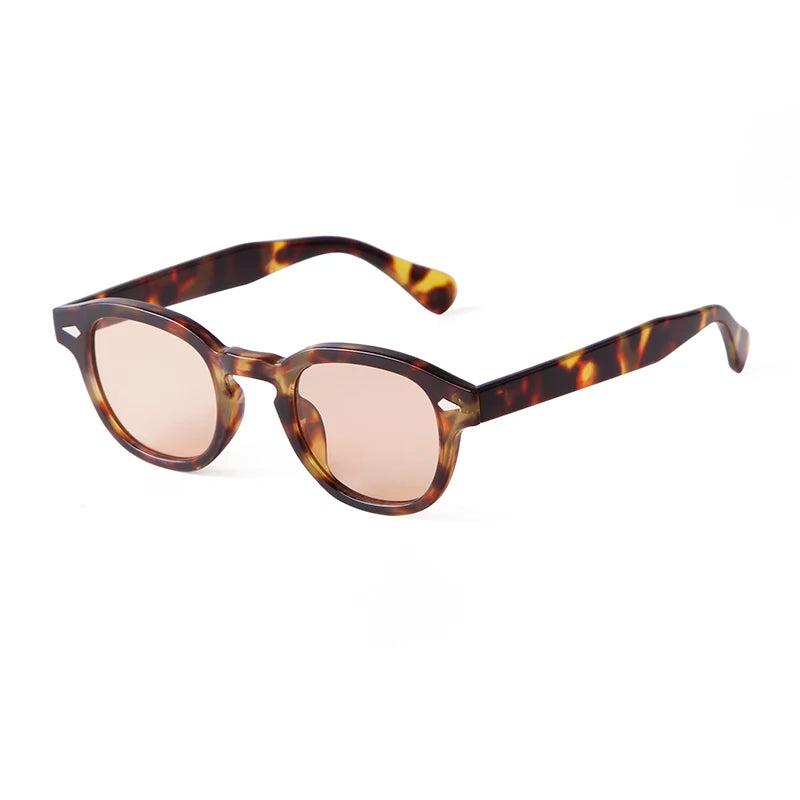 Retro Tortoise Shell Square Sunglasses