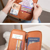 RFID-Blocking Travel Passport Holder with Card Slots