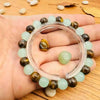 Yellow Tiger Eye and Green Aventurine Stone Bracelet