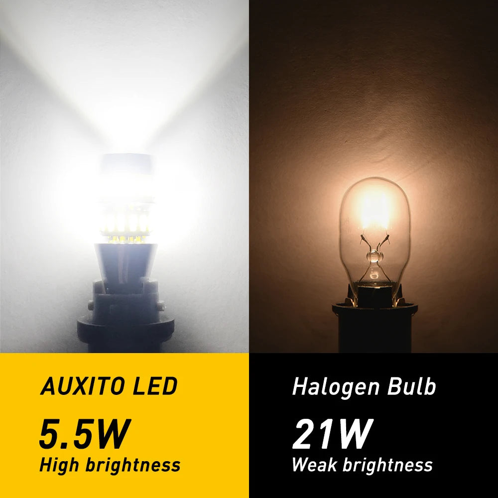 T15/912/921 LED Reverse Light Bulbs – 6000K White, Canbus Error-Free (2 Pack)