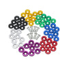 CNC Aluminum Fender Washer & Bolt Kit (M6) for Car Customization