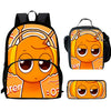 Cartable Enfant Cartoon Sprunki avec Pochette Avant