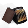 PU Leather Card Holder Wallet with 20 Card Slots