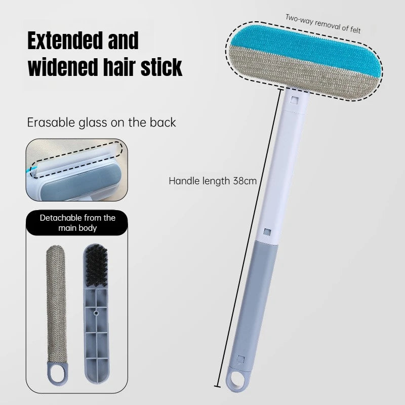 Long-Handle Pet Hair Remover Brush