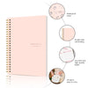 A5 Non-Dated Weekly Spiral Planner with Sticker Sheets