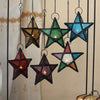 Forged Iron Star Hanging Candlestick