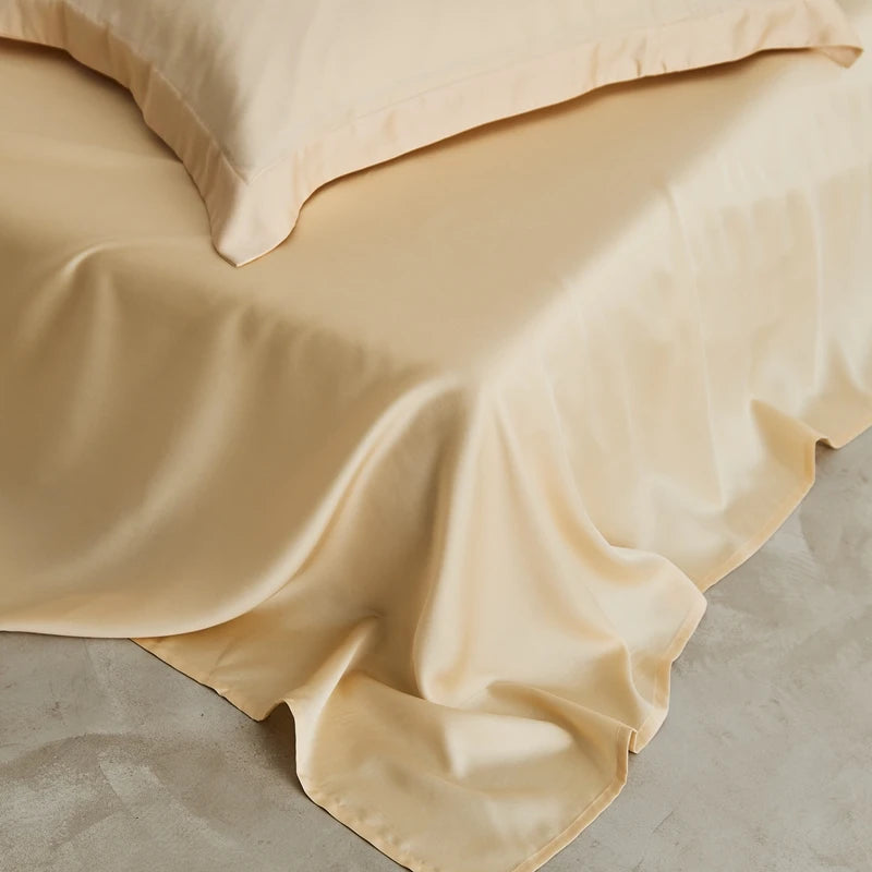 100% Bamboo Bed Sheet Set with Deep Pocket Fitted Sheet