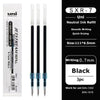 Black ink refill for Uni SXR-7 retractable pens, 3 pieces.