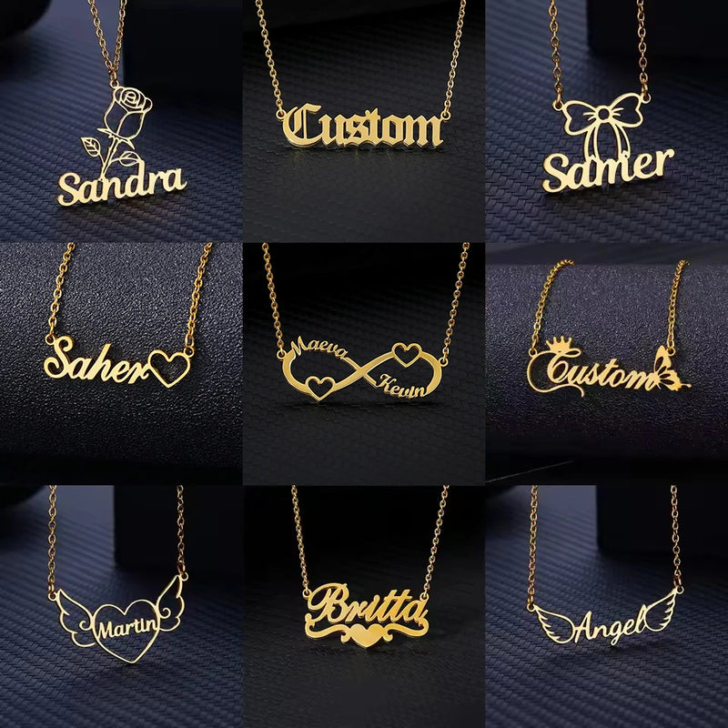Personalized Stainless Steel Name Necklace