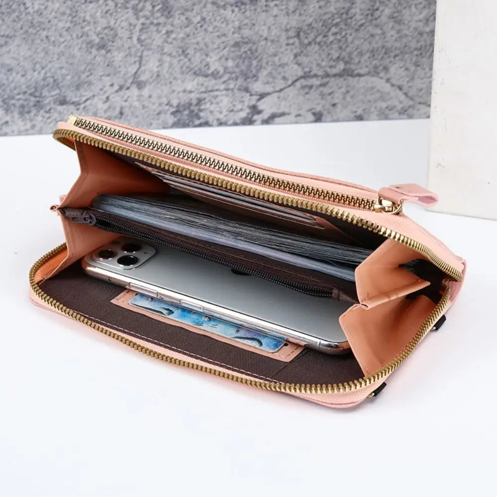 Women's Crossbody Phone Purse with Touchscreen Window