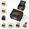 Hand-Cranked Wooden Music Box