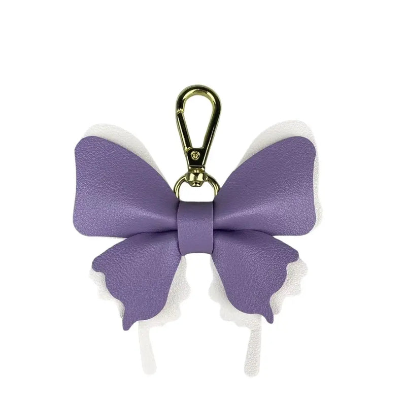 PU Leather Butterfly Bag Charm