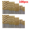 Titanium-Coated HSS Drill Bit Set