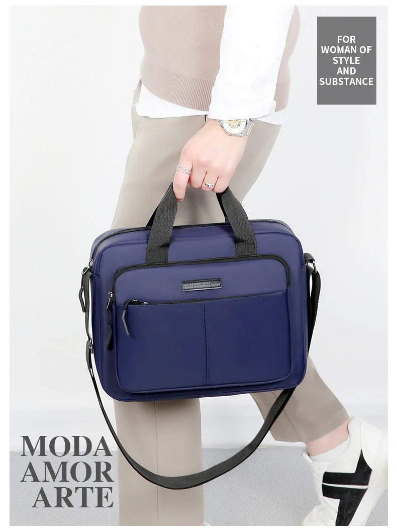 Large-Capacity Men's Messenger Bag with A4 Compatibility