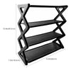 4-Tier X-Frame Shoe Storage Rack