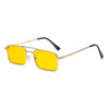 Vintage Double-Bridge Square Sunglasses