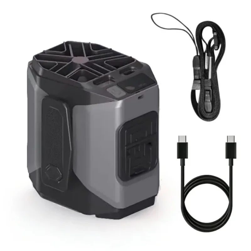 Portable Waist Fan with 10,000mAh Power Bank