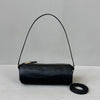 Vintage Y2K Vegetable-Tanned Leather Cylinder Bag