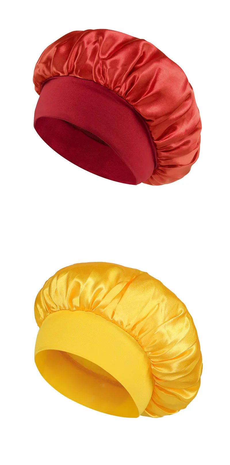 Satin Sleep Bonnet with Adjustable Comfort Band