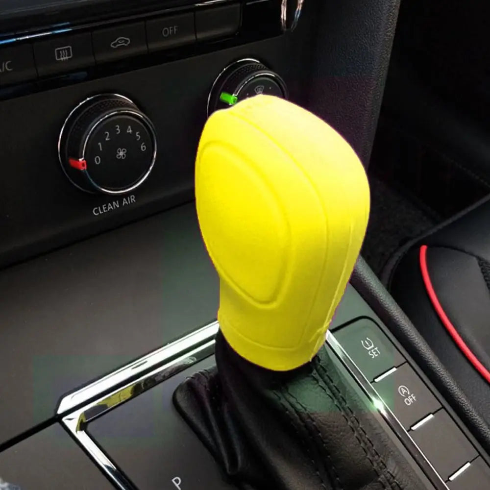 Universal Silicone Gear Shift Knob Cover – Non-Slip Protective Sleeve