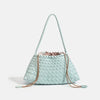 Handwoven Hobo Shoulder Bag with Large Inner Pocket
