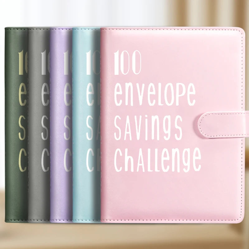 A5 Cash Savings Challenge Binder with 100 Envelopes