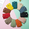 Slim Leather Card Holder with Quick-Access Pull Tab