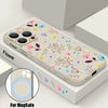 Floral Print Magnetic Phone Case for iPhone