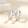 Cubic Zirconia Hoop Earrings