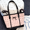 Sac Tote à Pois avec Nœud