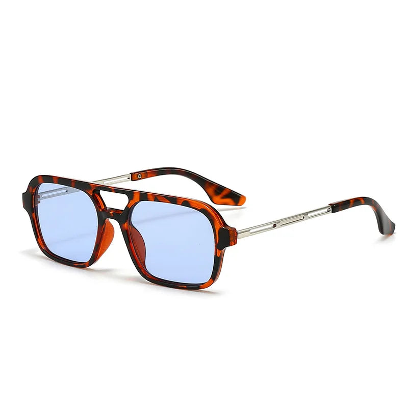 Vintage Metal Square Sunglasses