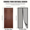 Self-Sealing Magnetic Screen Door