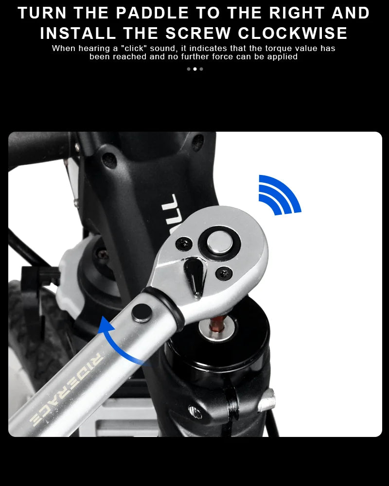 Jeu de Clés Dynamométriques Professionnelles pour Vélos
