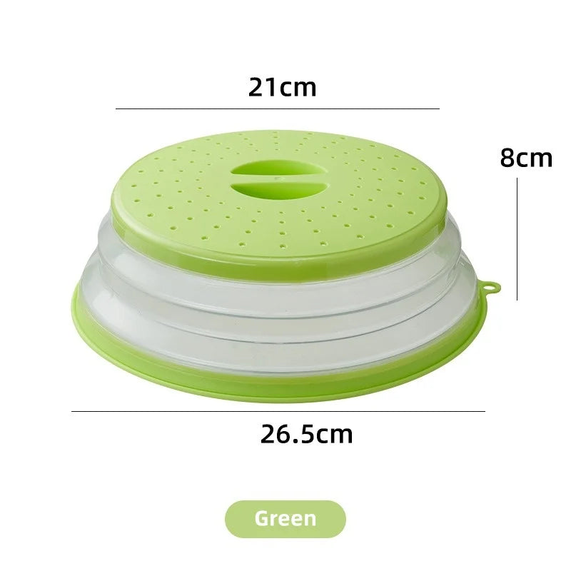 Collapsible Microwave Splatter Cover
