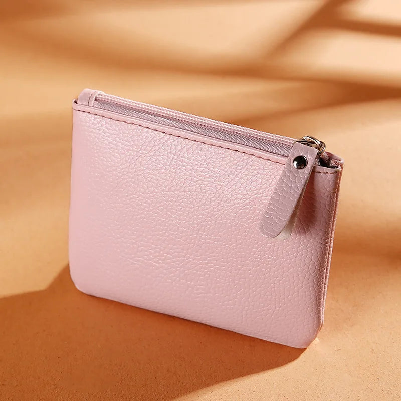 Retro Lychee Texture Coin Purse