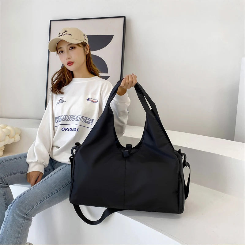 Versatile Yoga Mat Carry Bag with Shoe Pocket