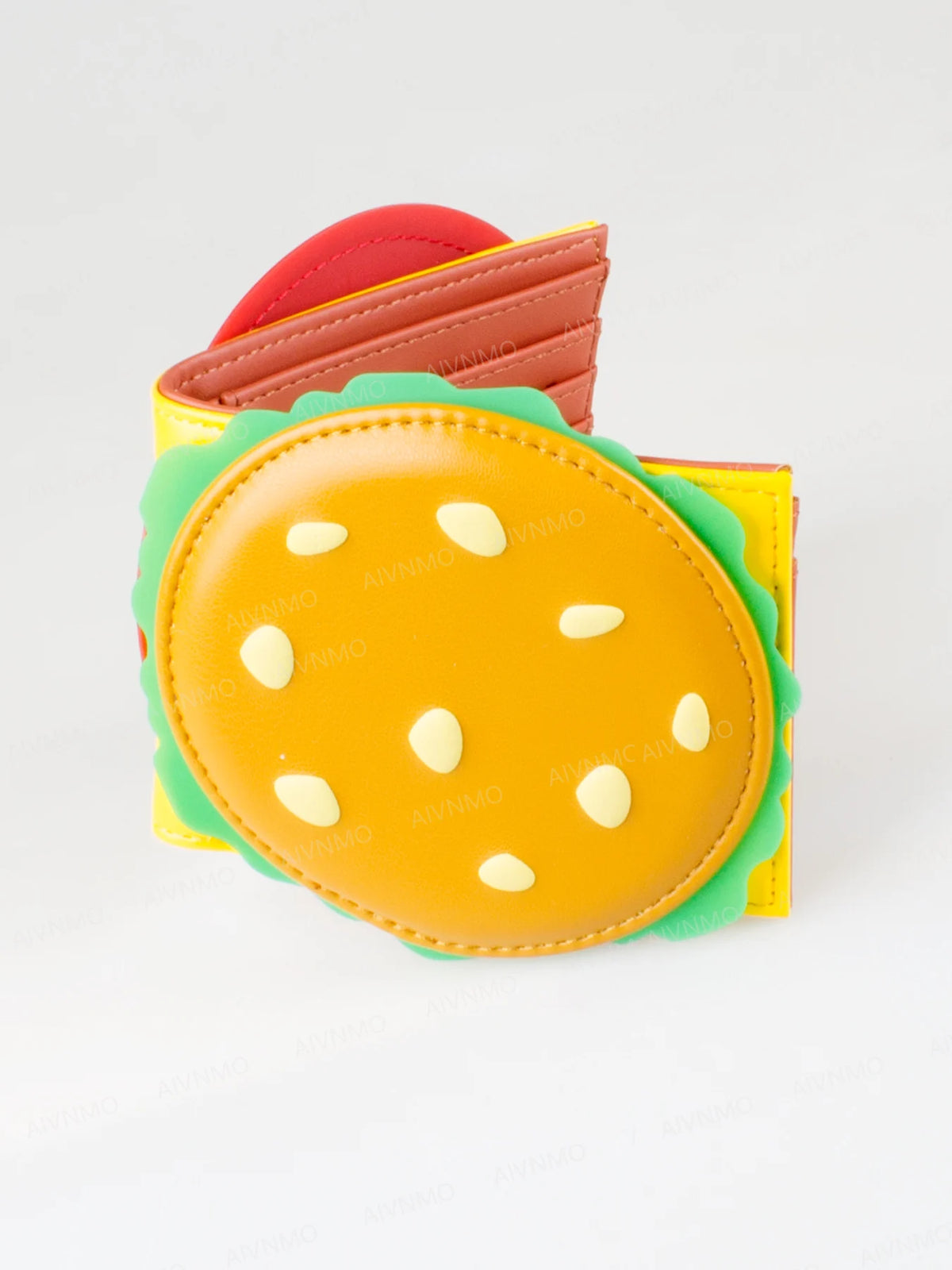 3D Burger Foldable Wallet with Card Holder