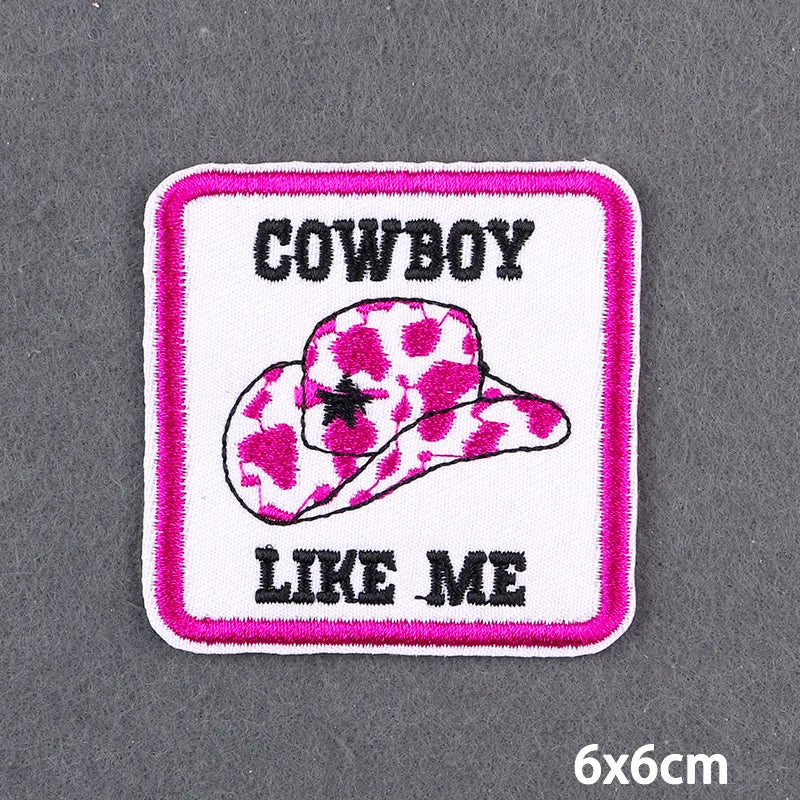Encouraging Embroidery Iron-On Patches for Clothing and Accessories