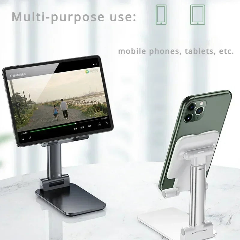 Foldable Desktop Phone Stand with Adjustable Height