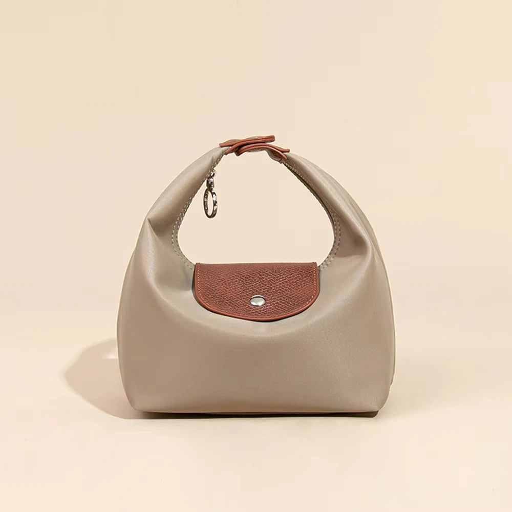 Waterproof Nylon Crossbody Bag with Two Detachable Straps