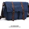 Vintage Canvas Messenger Bag for Men – Retro Crossbody Shoulder Bag