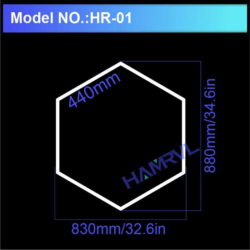 Hexagon LED Ceiling Light Panel