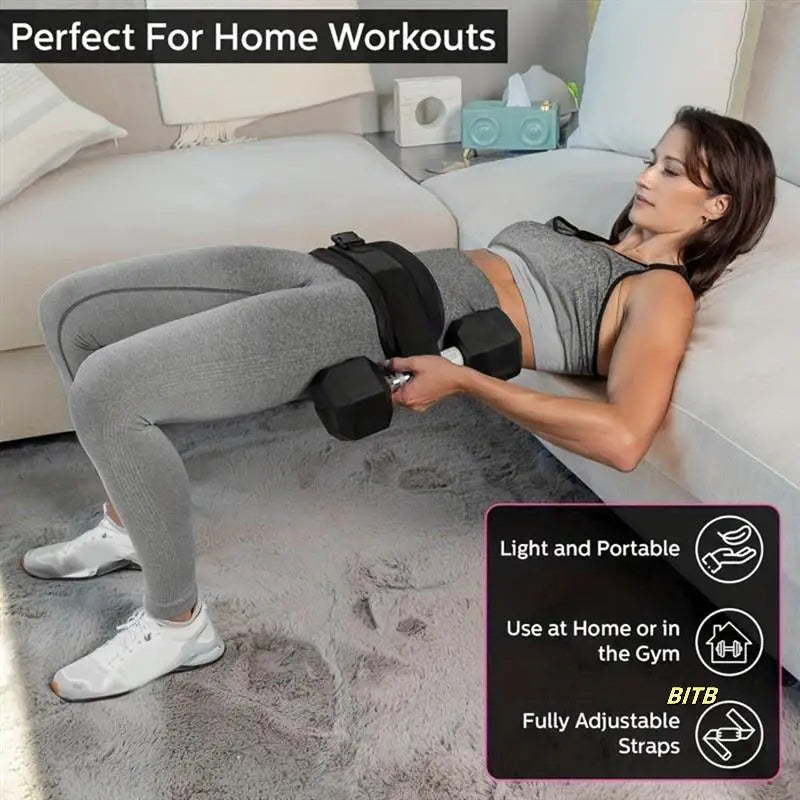 Adjustable Hip Thrust Belt for Glute Training